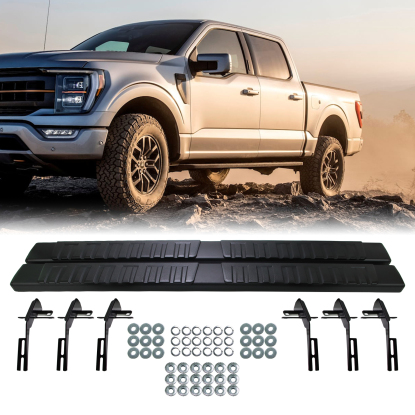 صورة عتبات جانبية لشاحنات فورد F-150 F-250 F-350 Super Duty Crew Cab موديلات 2015-2022
