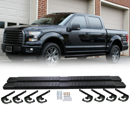 صورة قضبان جانبية وألواح تشغيل لفورد F150 Super Crew Cab 4 أبواب موديلات 2009-2014