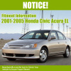 Picture of Rear Struts Shock Absorber Complete Quick for 2001 2002 2003 Acura EL