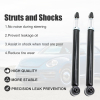 Picture of Rear Absorber Shocks Struts Complete Quick Compatible with 1999-2005 Volkswagen Jetta