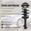 Picture of Front Struts with Coil Spring Assembly Shock Absorber Fit for 1996 1997 1998 1999 INFINITI I30