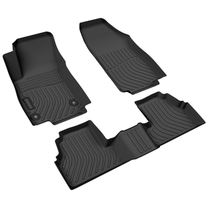 Picture of Floor Mats for Cars, TPE All Weather Mats, Compatible with 2013-2022 Buick Encore , Black