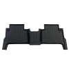 Picture of Floor Mats Compatible with 2015-2022 Chevrolet Colorado , All Weather TPE Floor Liners Unique Black TPE