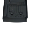 Picture of Floor Mats Compatible with 2015-2022 Chevrolet Colorado , All Weather TPE Floor Liners Unique Black TPE