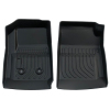 Picture of Floor Mats Compatible with 2015-2022 Chevrolet Colorado , All Weather TPE Floor Liners Unique Black TPE