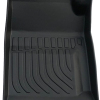 Picture of Floor Mats Compatible with 2015-2022 Chevrolet Colorado , All Weather TPE Floor Liners Unique Black TPE