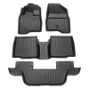 Picture of Automotive Accessory Car Floor Mats TPE Rubber Mats Compatible with 2011 2012 2013 2014 Ford Explorer