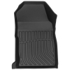 Picture of Floor Mats Compatible with 2014 2015 2016 2017 2018 2019 Ford Fiesta , TPE All Weather Custom Fit Floor Liner, Black