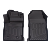 Picture of Floor Mats Compatible with 2014 2015 2016 2017 2018 2019 Ford Fiesta , TPE All Weather Custom Fit Floor Liner, Black