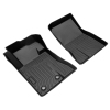 Picture of Floor Mats Compatible with 2015-2022 Ford Mustang , All Weather TPE Floor Liners Unique Black TPE