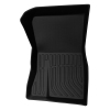 Picture of Floor Mats Compatible with 2015-2022 Ford Mustang , All Weather TPE Floor Liners Unique Black TPE