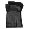 Picture of Floor Mats Compatible with 2015-2022 Ford Mustang , All Weather TPE Floor Liners Unique Black TPE