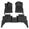 Picture of Floor Mats For Cars TPE Rubber Liners Accessory Compatible with 2019 2020 2021 2022 2023 Ford Ranger