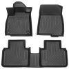 Picture of Floor Mats Compatible with 2018 2019 2020 2021 2022 2023 Honda Accord , TPE All Weather Custom Fit Floor Liner, Black