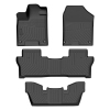 Picture of Automotive Accessory Car Floor Mats TPE Rubber Mats Compatible with 2016-2022 Honda Pilot