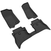 Picture of Floor Mats Compatible with 2021 2022 2023 Jeep Wrangler , TPE Car Floor Black