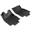 Picture of Floor Mats Compatible with 2017 2018 2019 2020 2021 2022 Nissan Rogue Sport , TPE All Weather Custom Fit Floor Liner, Black