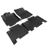 Picture of Floor Mats Compatible with 2013 2014 2015 2016 2017 2018 Toyota RAV4 , TPE All Weather Custom, Black