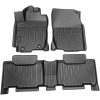 Picture of Floor Mats Compatible with 2013 2014 2015 2016 2017 2018 Toyota RAV4 , TPE All Weather Custom, Black