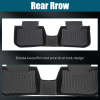 Picture of Floor Mats Fit for 2015-2021 Subaru WRX STI , TPE All Weather Custom, Black
