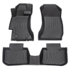 Picture of Floor Mats Fit for 2015-2021 Subaru WRX STI , TPE All Weather Custom, Black