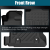Picture of Floor Mats TPE Rubber Waterproof For Cars Compatible with 2018 2019 2020 2021 2022 2023 Subaru Impreza