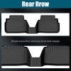Picture of Floor Mats TPE Rubber Waterproof For Cars Compatible with 2018 2019 2020 2021 2022 2023 Subaru Impreza