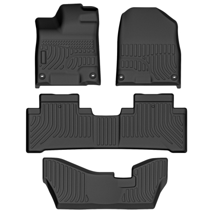 Picture of Floor Mats Compatible with 2014-2020 Acura MDX TPE Floor Liner