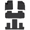Picture of 7-Seat TPE Rubber Liners Accessory All Weather Floor Mats Compatible with 2018-2024 Chevrolet Traverse