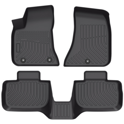 Picture of TPE Floor Mats All Weather Liners Compatible with 2011-2023 Dodge Charger Automotive Accessories