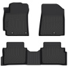 Picture of Floor Mats Compatible with 2019 2020 2021 2022 Kia Forte TPE, All Weather Floor Liner