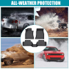 Picture of All Weather Floor Mats TPE Rubber Liners Accessory Compatible with 2019 2020 2021 2022 2023 2024 Genesis G70