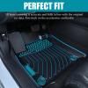 Picture of 3Pcs Floor Mats Compatible with 2023 2024 Genesis GV60 , TPE All Weather Custom Fit Floor Liner, Black