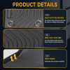 Picture of TPE Rubber Liners Accessory All Weather Floor Mats Compatible with 2019 Mercedes-Benz GLE450