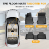Picture of TPE Car Liners Floor Mats All Weather Compatible with 2018 2019 2020 2021 Mercedes-Benz GLC63 AMG