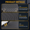 Picture of TPE Car Liners Floor Mats All Weather Compatible with 2018 2019 2020 2021 Mercedes-Benz GLC63 AMG