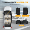 Picture of TPE Mats For Cars All Weather FloorLiners Fit for 2015 Mercedes-Benz CLA180, 2017 Mercedes-Benz CLA180