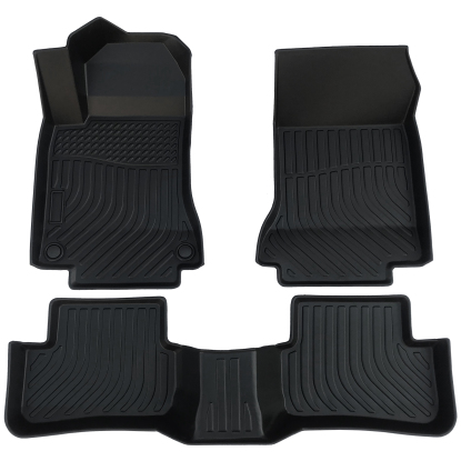 Picture of TPE Car Liners Floor Mats All Weather Compatible with 2016 2017 2018 Mercedes-Benz GLA180