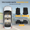 Picture of TPE Mats For Cars All Weather FloorLiners Compatible with 2015 2016 2017 2018 2019 2020 Mercedes-Benz GLA200