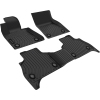 Picture of 2 Rows All-Weather TPE Floor Mats Compatible with 2014 2015 2016 2017 2018 BMW X5