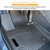 Picture of 2 Rows All-Weather TPE Floor Mats Compatible with 2014 2015 2016 2017 2018 BMW X5