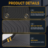 Picture of 2 Rows All-Weather TPE Floor Mats Compatible with 2014 2015 2016 2017 2018 BMW X5
