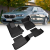 Picture of 3Pcs Floor Mats Compatible with 2017-2023 BMW 530i , TPE Car Floor Black
