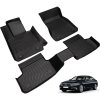 Picture of 3Pcs Floor Mats Compatible with 2017-2023 BMW 530i , TPE Car Floor Black