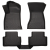 Picture of Floor Mats Compatible with 2017 2018 2019 2020 2021 Audi S4 , TPE Car Floor Black