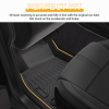 Picture of Floor Mats Compatible with 2017 2018 2019 2020 2021 Audi S4 , TPE Car Floor Black