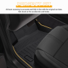 Picture of 4Pcs Floor Mats Compatible with 2012-2018 Audi A6 Quattro , All Weather TPE Floor Liners Unique Black TPE