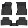 Picture of 4Pcs Floor Mats Compatible with 2018 2019 2020 2021 2022 2023 Audi Q5 , TPE All Weather Custom, Black