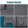 Picture of Floor Liners Accessories All Weather TPE Car Floor Mats Compatible with 2022 2023 Nissan Pathfinder