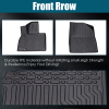 Picture of Automotive Accessory Car Floor Mats TPE Rubber Mats Compatible with 2020 2021 2022 2023 Kia Telluride